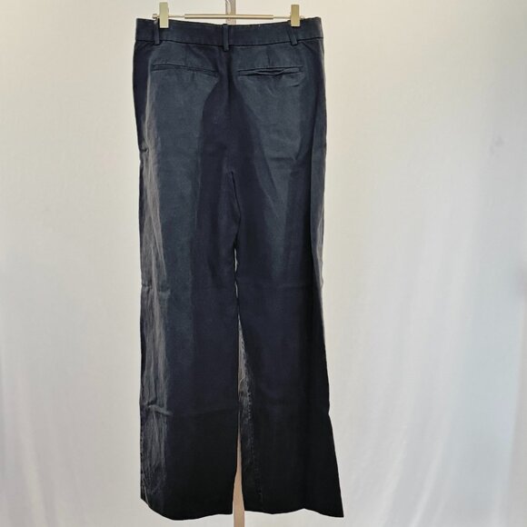 Madewell Black Slouchy Straight Pants in Drapey Twill - Picture 3 of 5